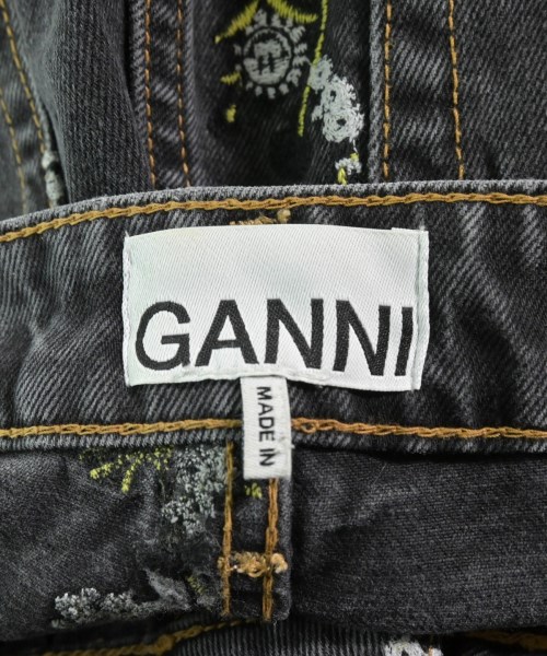 Ganni（ガニー）デニムパンツ 黒 サイズ:27(M位) レディース/2200610236013