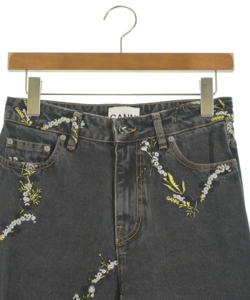 Ganni（ガニー）デニムパンツ 黒 サイズ:27(M位) レディース/2200610236013