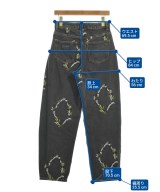 Ganni（ガニー）デニムパンツ 黒 サイズ:27(M位) レディース/2200610236013
