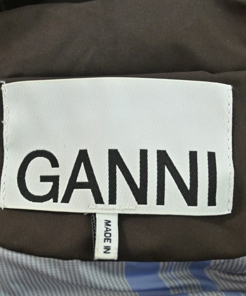Ganni（ガニー）ダウンジャケット/ダウンベスト 茶 サイズ:34(XS位) レディース/2200620844017