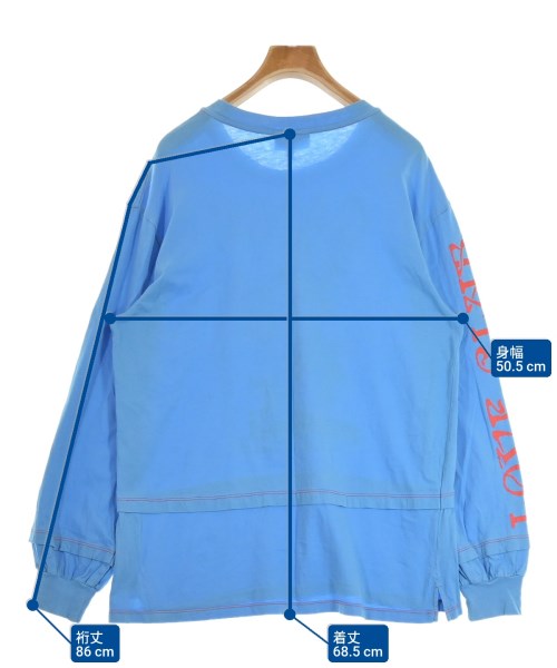 Ganni（ガニー）Tシャツ・カットソー 青 サイズ:L レディース/2200620865098