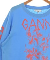 Ganni（ガニー）Tシャツ・カットソー 青 サイズ:L レディース/2200620865098
