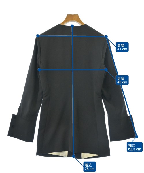 Ganni（ガニー）ノーカラージャケット 黒 サイズ:-(M位) レディース/2200613117012