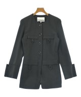 Ganni（ガニー）ノーカラージャケット 黒 サイズ:-(M位) レディース/2200613117012