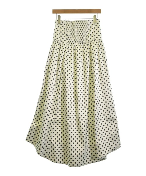 Ganni（ガニー）ロング・マキシ丈スカート 白 サイズ:36(S位) レディース/2200613117036