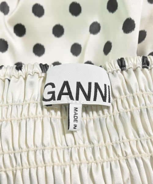 Ganni（ガニー）ロング・マキシ丈スカート 白 サイズ:36(S位) レディース/2200613117036