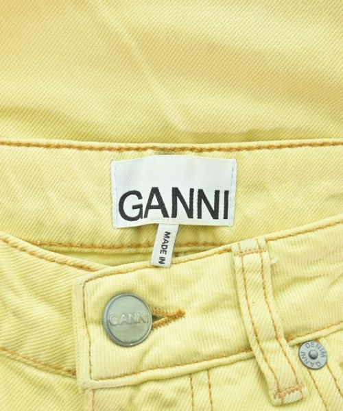 Ganni（ガニー）デニムパンツ 黄 サイズ:26(M位) レディース/2200672799013