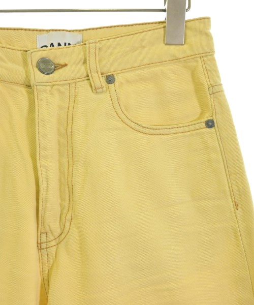 Ganni（ガニー）デニムパンツ 黄 サイズ:26(M位) レディース/2200672799013