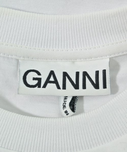Ganni（ガニー）Tシャツ・カットソー 白 サイズ:XS レディース/2200673174031