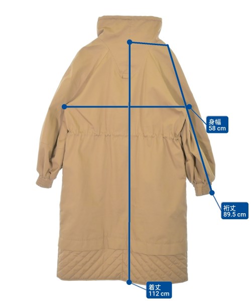 Ganni（ガニー）コート ベージュ サイズ:34(XS位) レディース/2200676018011