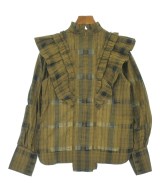 Ganni（ガニー）ブラウス カーキ サイズ:34(XS位) レディース/2200675749145