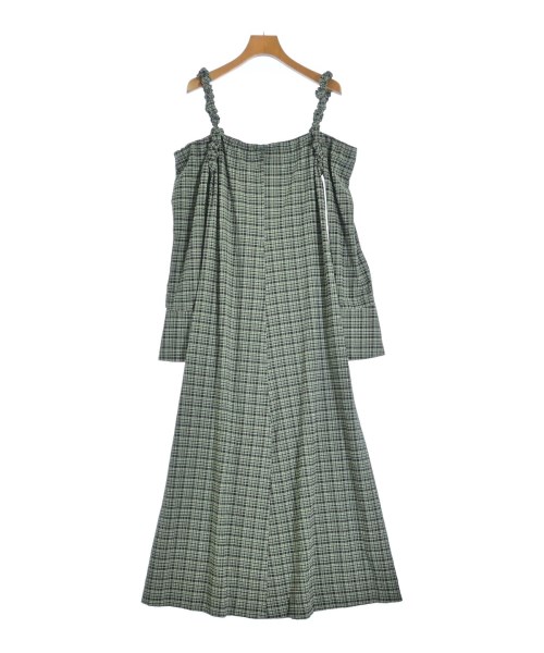 Ganni(ガニー)ワンピース 緑 サイズ:36(S位)/2200675801027