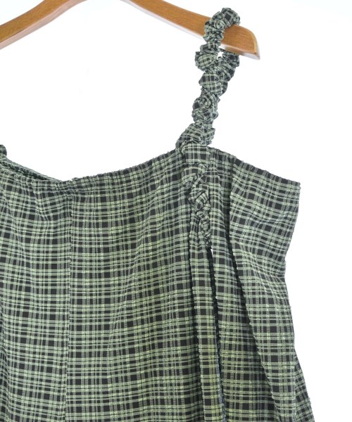 Ganni（ガニー）ワンピース 緑 サイズ:36(S位) レディース/2200675801027