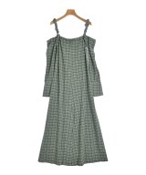 Ganni（ガニー）ワンピース 緑 サイズ:36(S位) レディース/2200675801027
