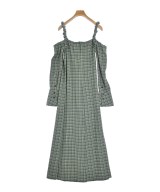 Ganni（ガニー）ワンピース 緑 サイズ:36(S位) レディース/2200675801027