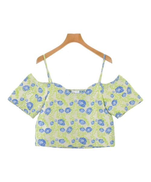 Ganni(ガニー)ブラウス ベージュ サイズ:-(S位)/2200675801430