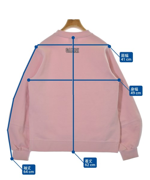 Ganni（ガニー）スウェット ピンク サイズ:S レディース/2200676850048