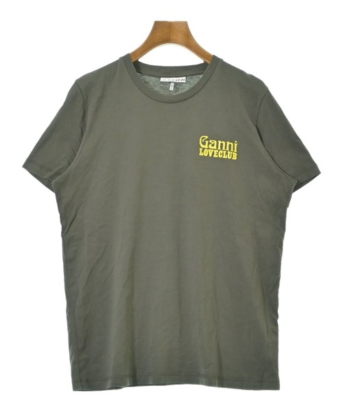 Ganni(ガニー)Tシャツ・カットソー カーキ サイズ:S/2200672712197
