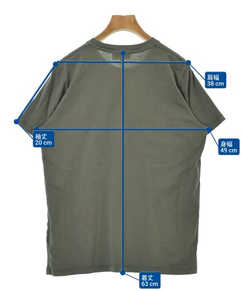 Ganni（ガニー）Tシャツ・カットソー カーキ サイズ:S レディース/2200672712197