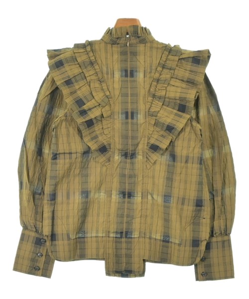 Ganni（ガニー）ブラウス カーキ サイズ:34(XS位) レディース/2200677386027