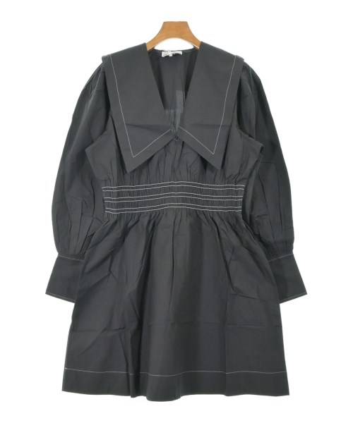 Ganni(ガニー)ワンピース 黒 サイズ:34(XS位)/2200677386072