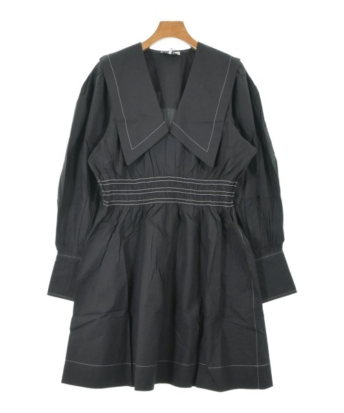 Ganni(ガニー)ワンピース 黒 サイズ:36(S位)/2200677386225