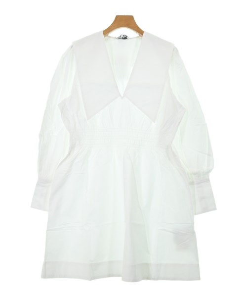 Ganni(ガニー)ワンピース 白 サイズ:34(XS位)/2200677386430