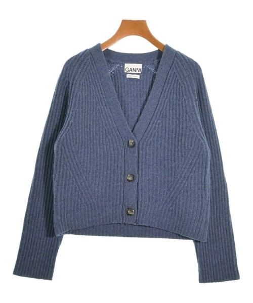 Ganni(ガニー)カーディガン 青 サイズ:S/2200672154256