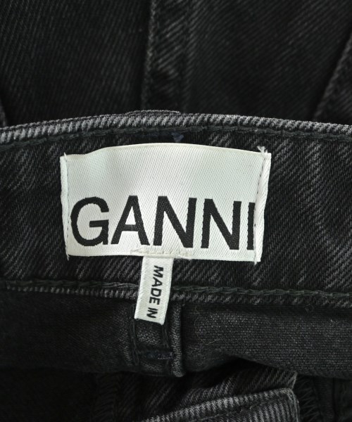 Ganni（ガニー）デニムパンツ 黒 サイズ:26(M位) レディース/2200675440011