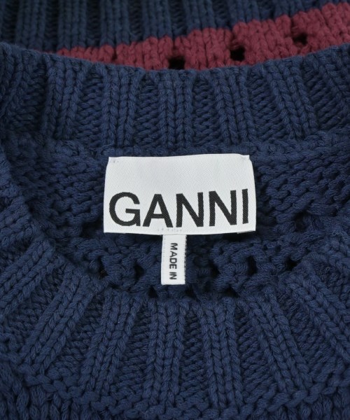 Ganni（ガニー）ベスト/ノースリーブ 紺 サイズ:S レディース/2200694844043