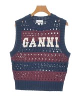 Ganni（ガニー）ベスト/ノースリーブ 紺 サイズ:S レディース/2200694844043