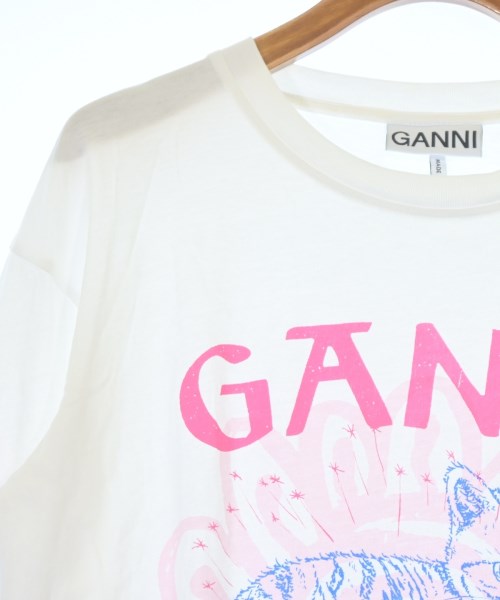 Ganni（ガニー）Tシャツ・カットソー 白 サイズ:S レディース/2200696390043