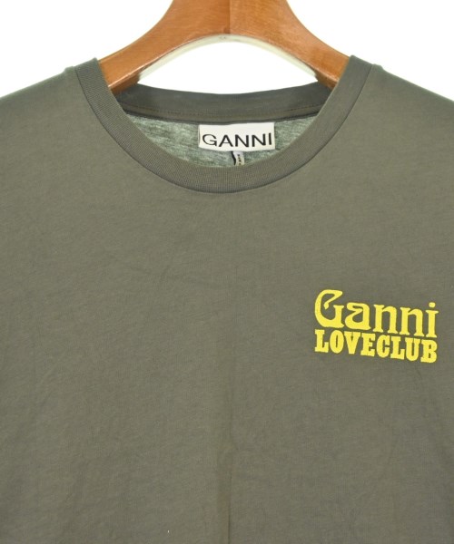 Ganni（ガニー）Tシャツ・カットソー カーキ サイズ:S レディース/2200695511166