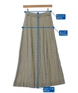 Ganni（ガニー）ロング・マキシ丈スカート ベージュ サイズ:34(XS位) レディース/2200694131075