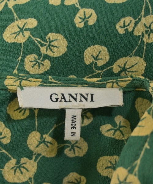 Ganni（ガニー）ブラウス 緑 サイズ:34(XS位) レディース/2200696568060