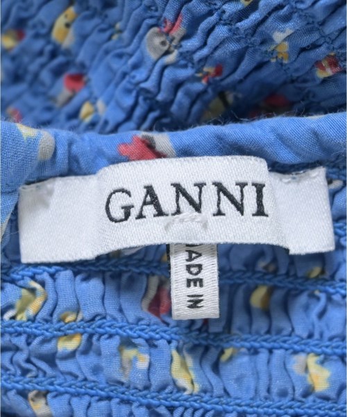 Ganni（ガニー）ワンピース 青 サイズ:36(S位) レディース/2200698544260