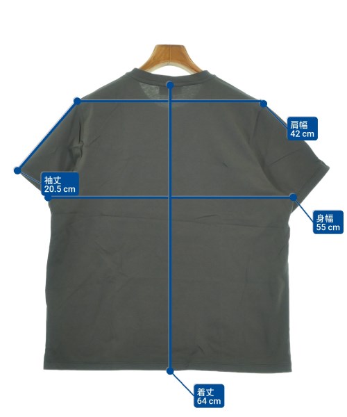 Ganni（ガニー）Tシャツ・カットソー グレー サイズ:L レディース/2200648425052