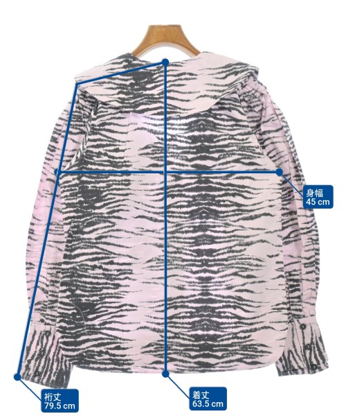 Ganni（ガニー）ブラウス ピンク サイズ:34(XS位) レディース/2200655935179