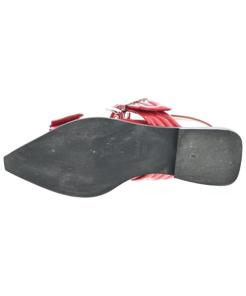 Ganni（ガニー）サンダル 赤 サイズ:EU39(25.5cm位) レディース/2200656106011