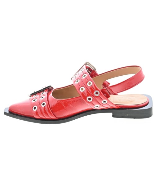Ganni（ガニー）サンダル 赤 サイズ:EU39(25.5cm位) レディース/2200656106011