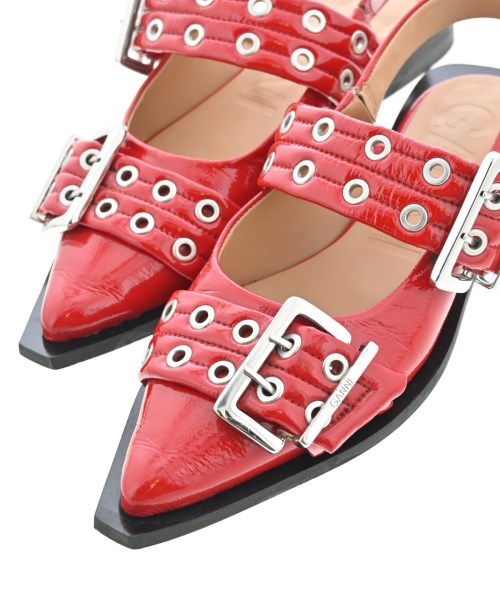 Ganni（ガニー）サンダル 赤 サイズ:EU39(25.5cm位) レディース/2200656106011