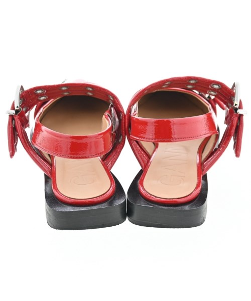 Ganni（ガニー）サンダル 赤 サイズ:EU39(25.5cm位) レディース/2200656106011