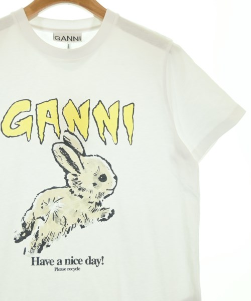 Ganni（ガニー）Tシャツ・カットソー 白 サイズ:XXS レディース/2200656815111