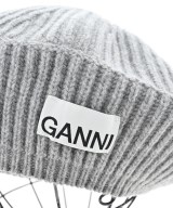 Ganni（ガニー）ハンチング・ベレー帽 グレー サイズ:F レディース/2200657079062