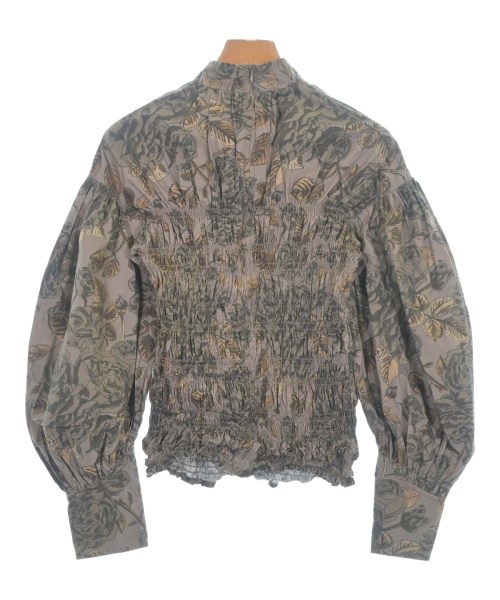 Ganni（ガニー）ブラウス 茶 サイズ:34(XS位) レディース/2200658338069