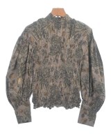 Ganni（ガニー）ブラウス 茶 サイズ:34(XS位) レディース/2200658338069