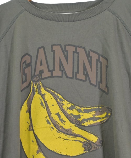 Ganni（ガニー）Tシャツ・カットソー グレー サイズ:F レディース/2200710532138