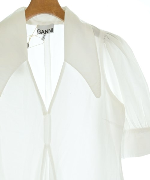 Ganni（ガニー）ワンピース 白 サイズ:38(M位) レディース/2200710969019