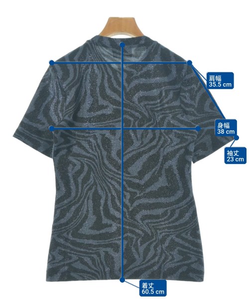 Ganni（ガニー）Tシャツ・カットソー 紺 サイズ:36(S位) レディース/2200712196017