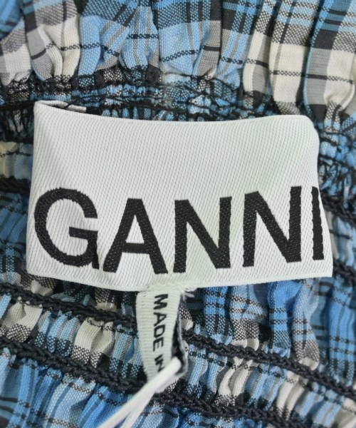 Ganni（ガニー）ワンピース 青 サイズ:36(S位) レディース/2200714978314